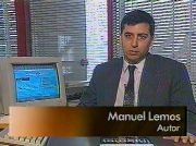 Imagem de Manuel Lemos no programa «2001» da RTP 2